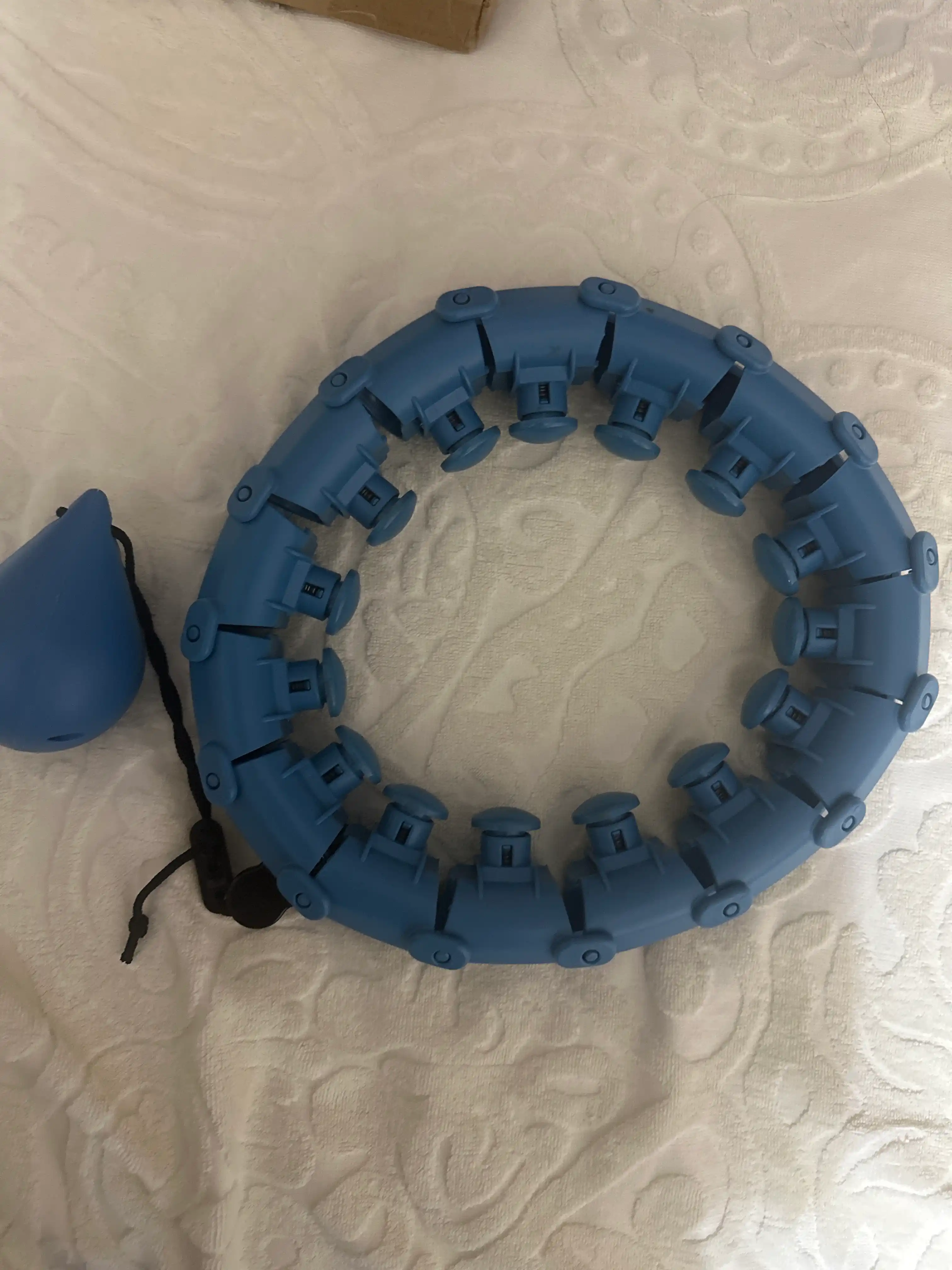 Hula Hoop, fitnes, bel uchun massaj halqasi, 57 sm dan 110 sm gacha