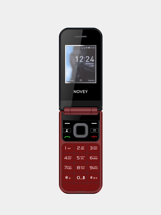 Мобильный телефон Novey X70 раскладушка, 2 SIM, GSM, без камеры