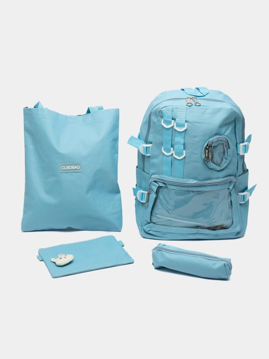 Школьный комплект из рюкзака Cool school set, сумки, пенал и косметичка - 