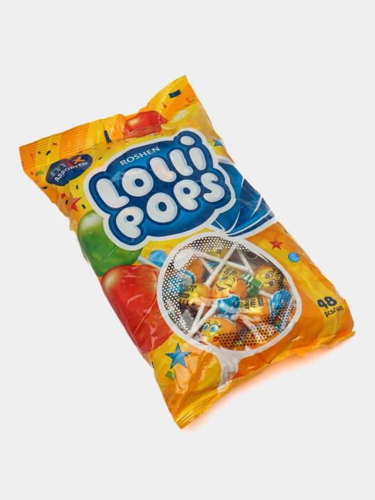 Карамель Roshen LolliPops с коктейльными вкусами, 920 г