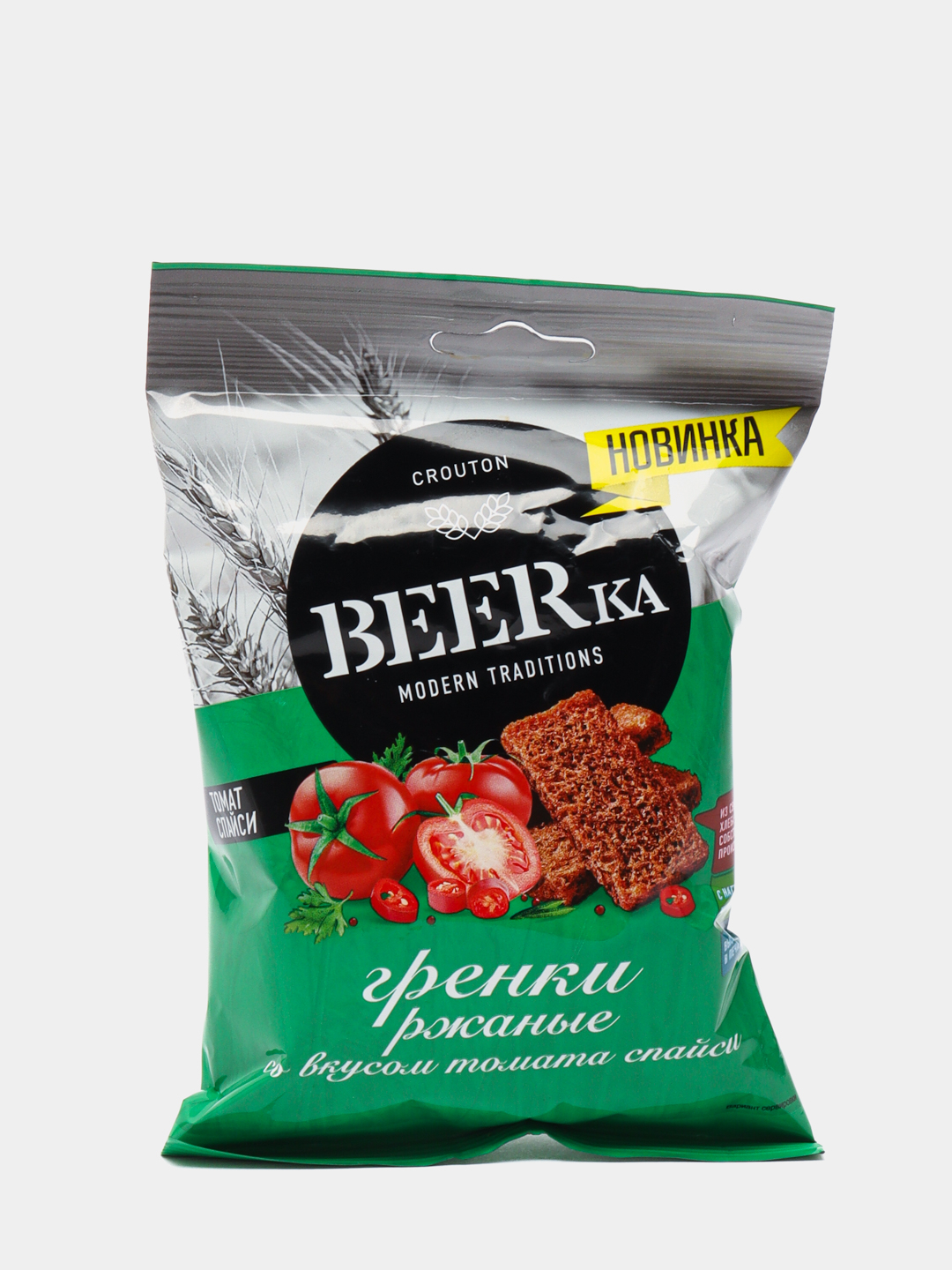 Гренки ржаные, BEERka, томат спайси, 60 г купить по низким ценам в ...