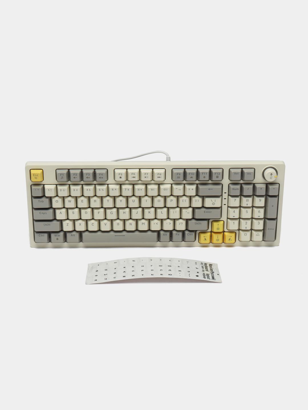 Клавиатура игровая, механическая, проводная T-Wolf T50, с подсветкой - 