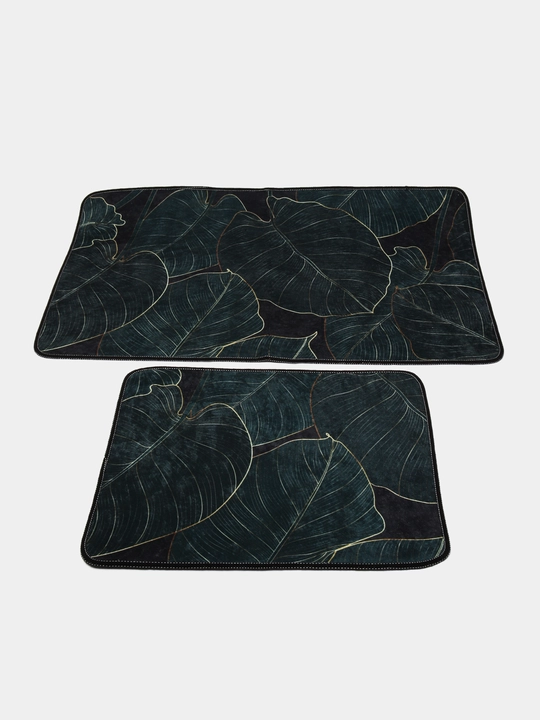 Комплект ковриков в ванную комнату, 60 * 100, 50 * 60 см