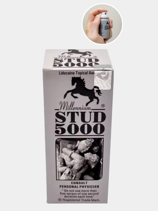 Спрей для продления полового акта Stud 5000, пролонгатор с эффектом лидокаина, 20 мл