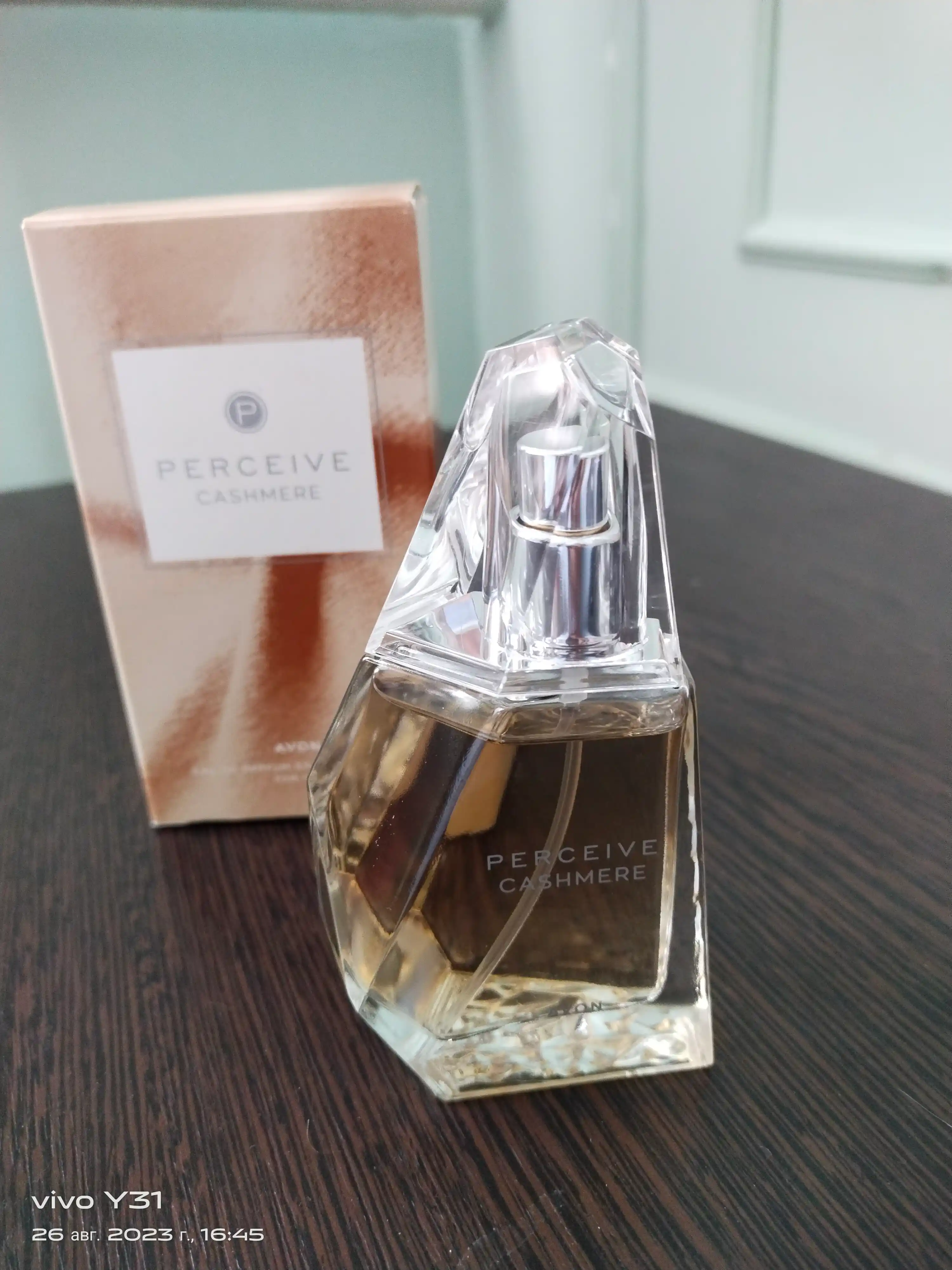 Parfyumlangan suv Perceive Cashmere ayollar uchun, 50 ml