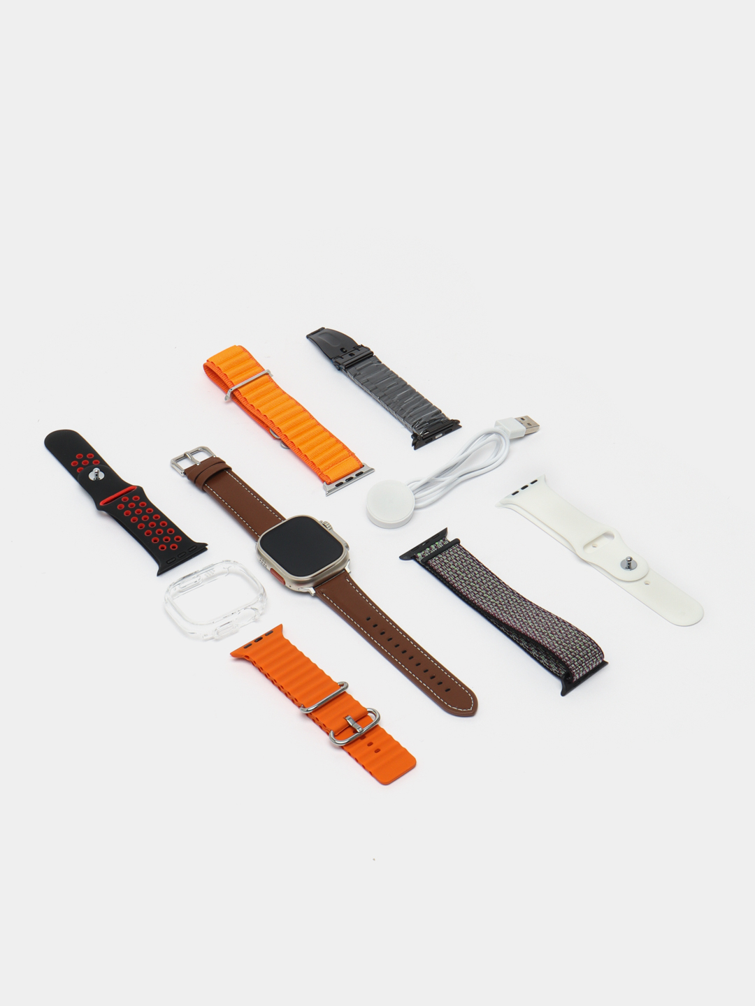 Умные смарт часы Smart Watch X8-9 ULTRA, беспроводная зарядка чехол и 7 ...