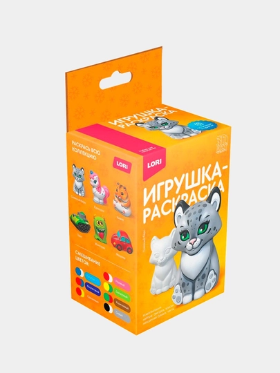 Игрушка-раскраска Lori Снежный барс Ир-035 3D — GT-P079D76
