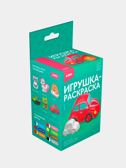 Игрушка-раскраска Lori Монстрик Ир-034, 3D