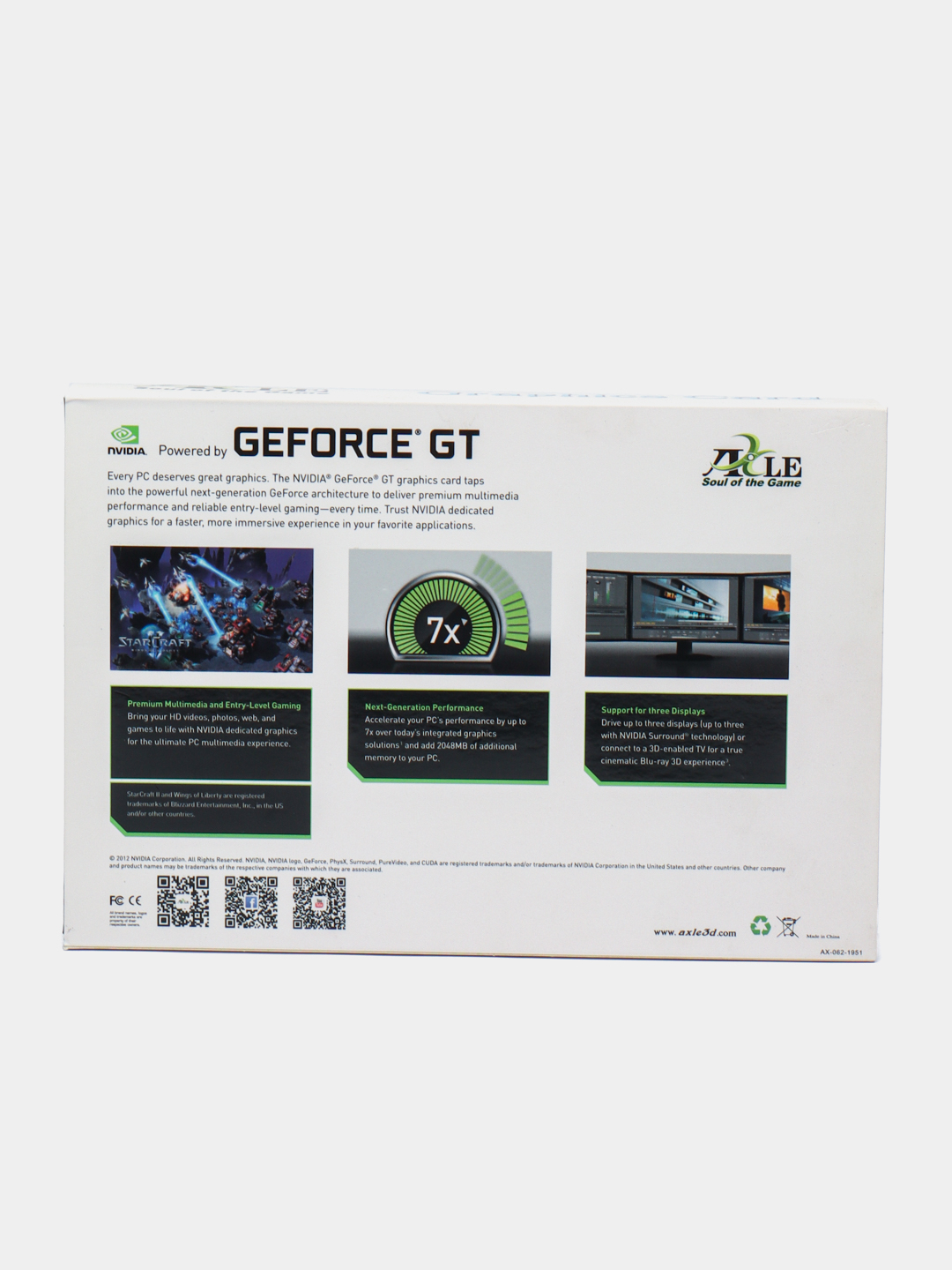 Видео карта Axle3D GeForce G210 1 ГБ DDR3 64 бит LP Classic Edition купить  по низким ценам в интернет-магазине Uzum (662915)