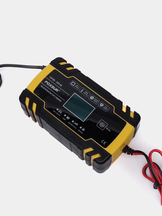 FOXSUR 12V 8A / 24V 4A akkumulyator zaryad qurilmasi, avtomatik, AGM GEL