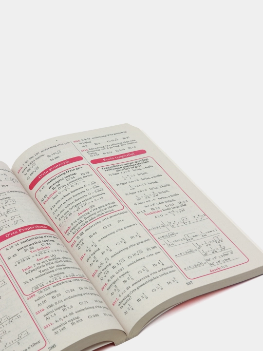 Matematika — Start, Master, mavzulashtirilgan testlar va abituriyentlar qo‘llanmalari