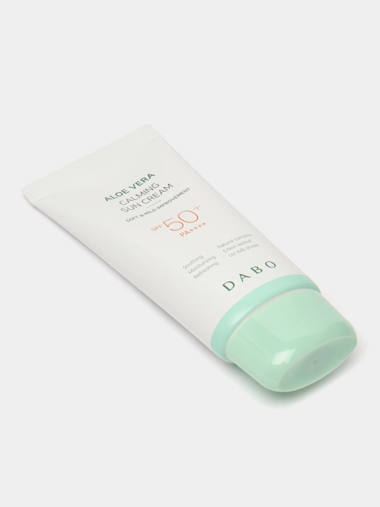 Солнцезащитный крем, DABO, Aloe vera, White sun block, Aloe-vera tone-upSPF50+ PA+++ 70 мл