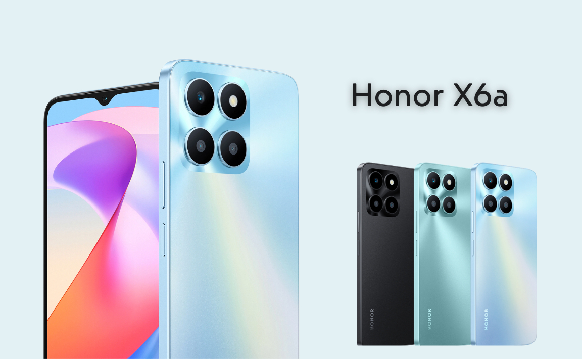 Смартфон Honor X6a, 4/128 GB 6/128GB, с большой батареей 5200 мА/ч купить  по низким ценам в интернет-магазине Uzum (691304)