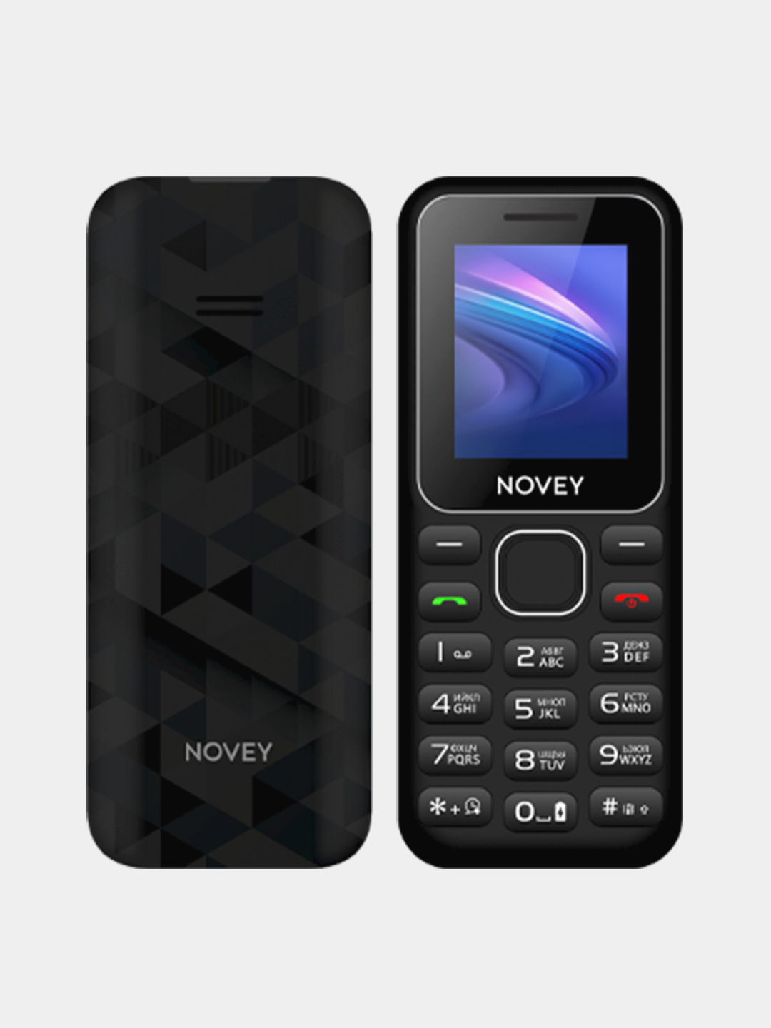 Кнопочный телефон Novey 105C Dual, 2 SIM, FM-радио, фонарик и Bluetooth  купить по низким ценам в интернет-магазине Uzum (722221)