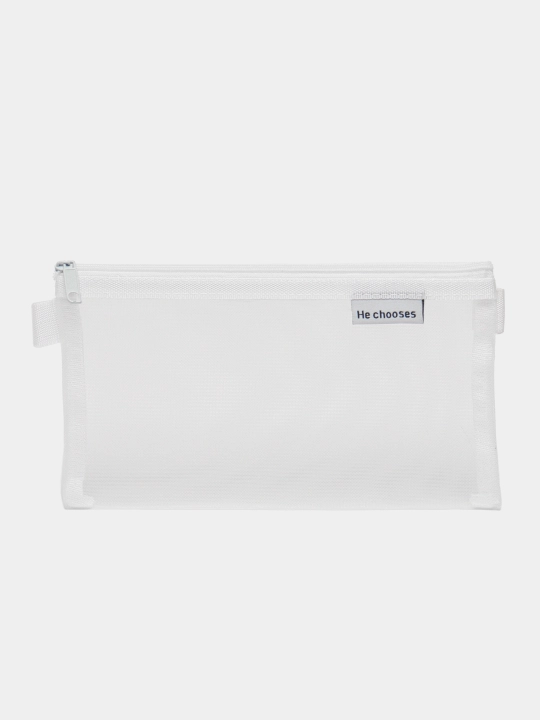 Kosmetik sumka-penal, shaffof, to'rli
