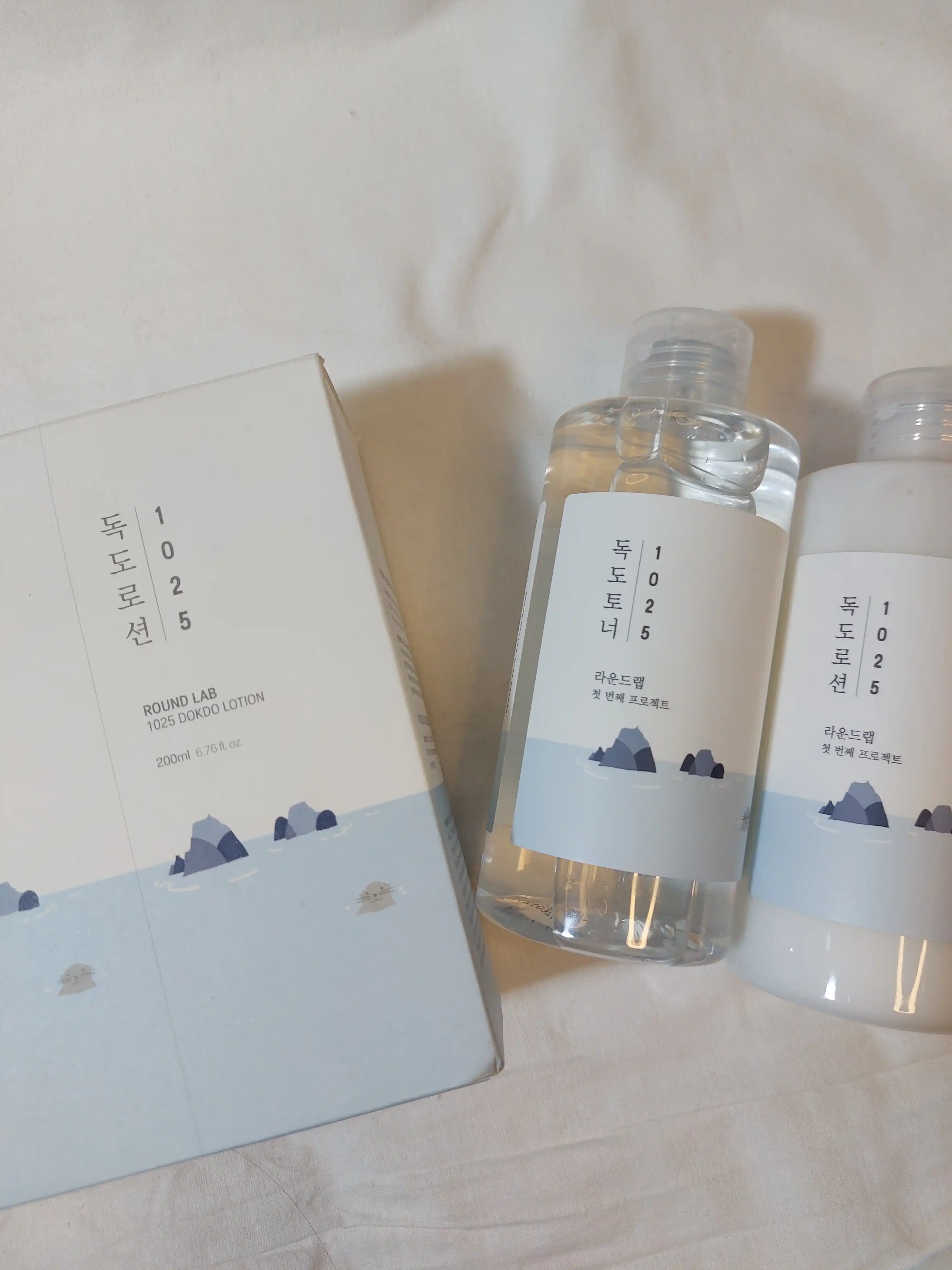 Namlovchi to'plam toner va losyon Round Lab 1025 Dokdo, 200 ml