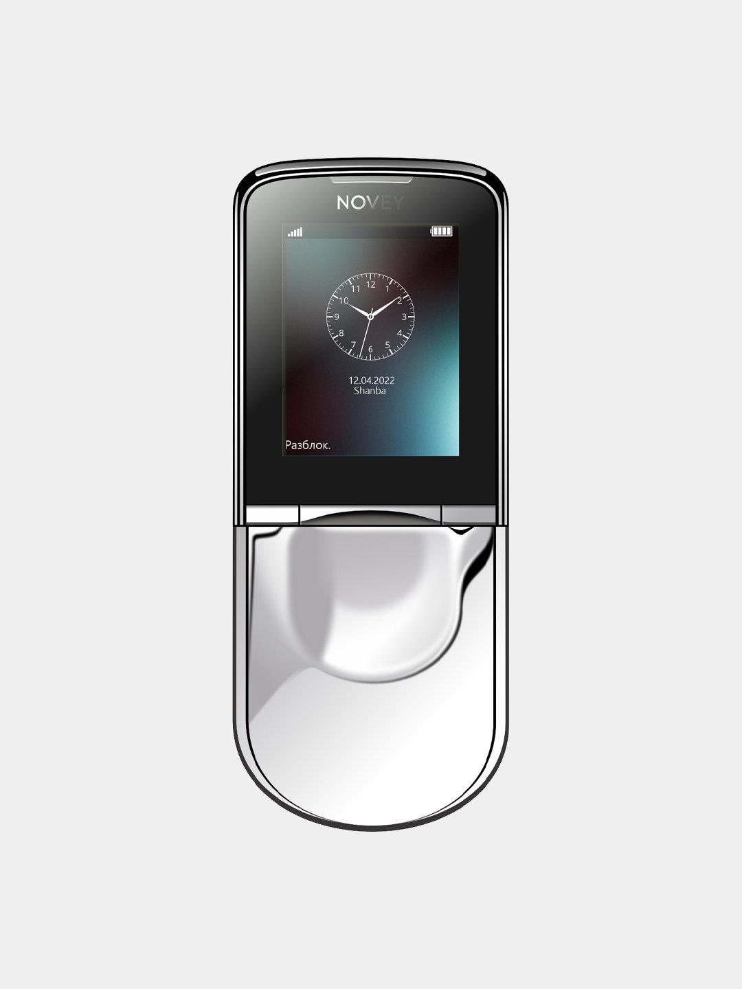 Кнопочный телефон Novey N880 Dual с металлическим корпусом, Bluetooth и ...
