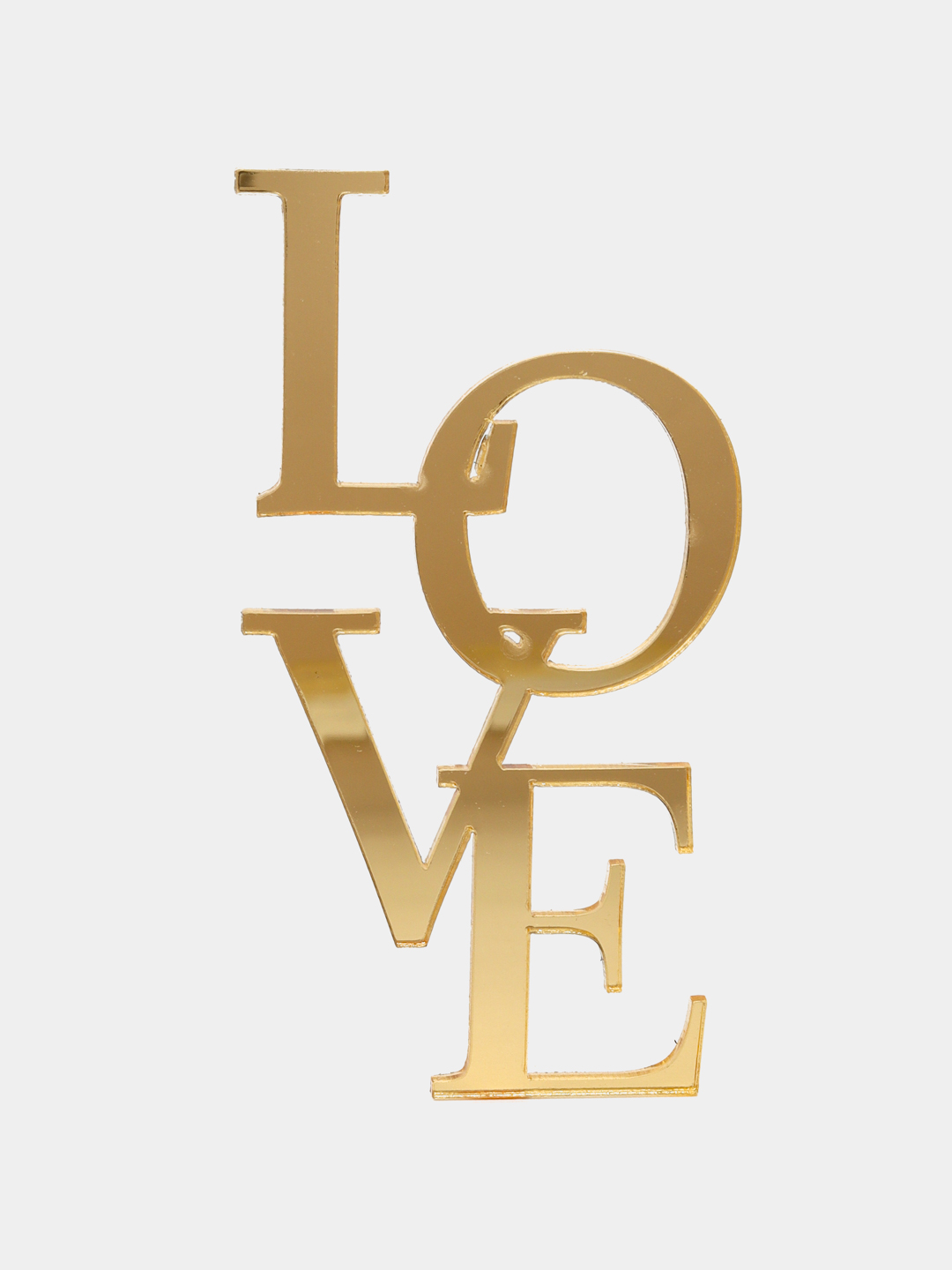 Топпер украшение на бок торта, с надписью "Love" - 