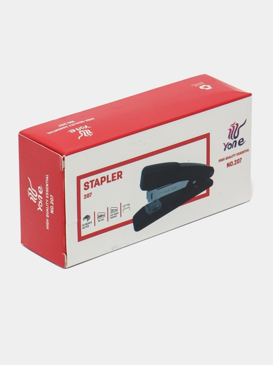Stapler Yone NO.207, kantselyariya, metall, shtapel o'lchami 24/6, 20 varaqgacha