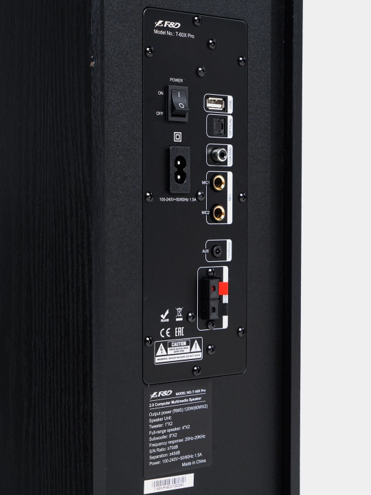 Акустическая система, колонка FENDA T-60X Pro 2.0, 120W