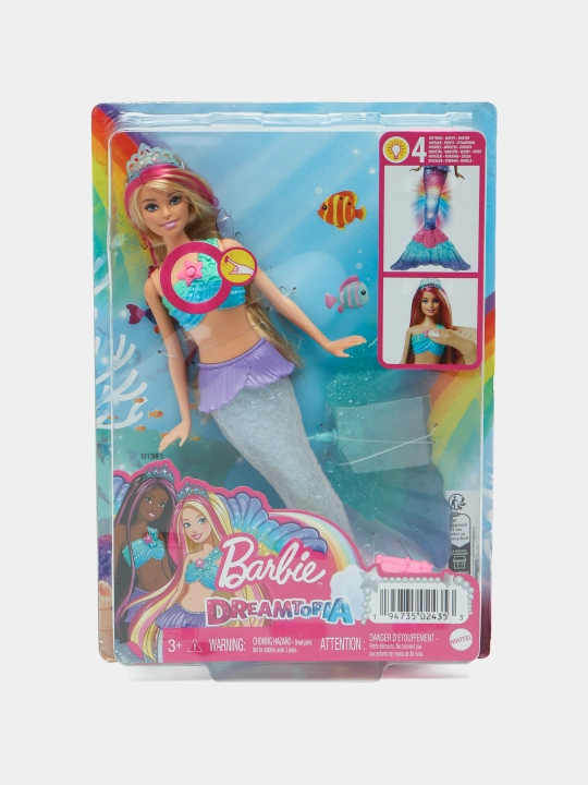 Кукла-русалка Barbie Dreamtopia, c 4-ю режимами светящегося хвоста