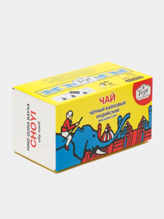 Qora choy Hind, bayxli, 80 g