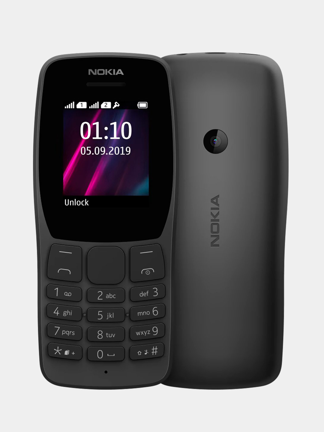 Телефон Nokia 110 TA-1192 DS EAC UA, Black купить по низким ценам в  интернет-магазине Uzum (282013)