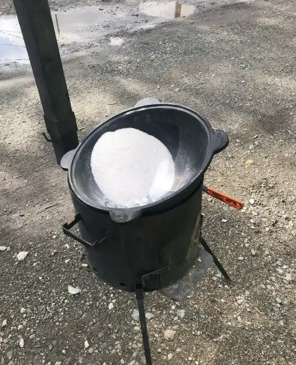 Казан чугунный для плова с крышкой, плоское дно