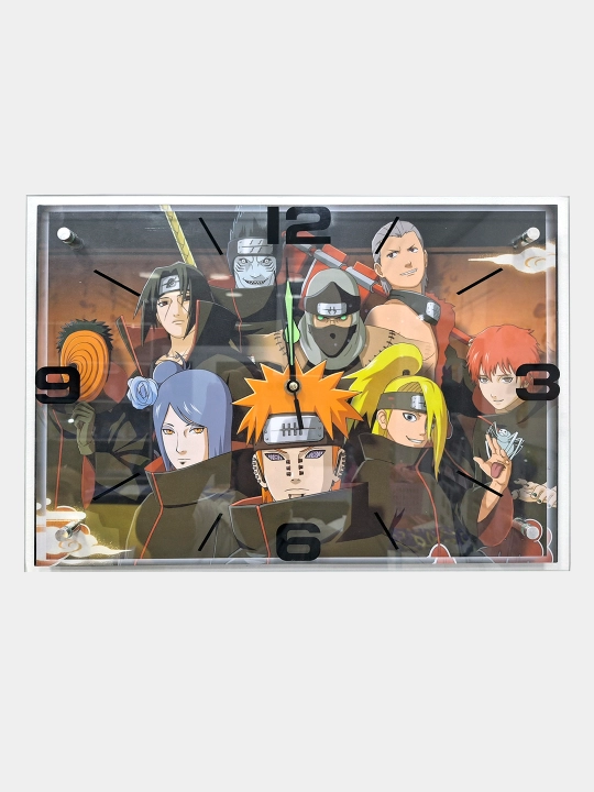 Noyob devor soati "Naruto", to'rtburchak