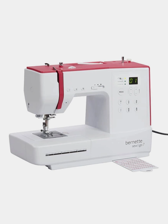 Электронная швейная машина Bernette Sew&Go 7, 49 декоративных строчек, LED-подсветка