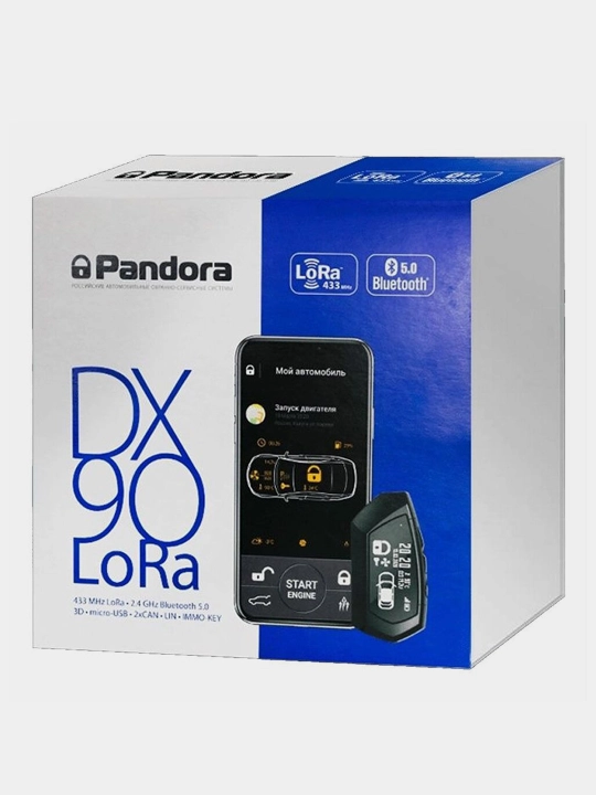 Avtosignalizatsiya 3 yillik kafolat bilan Pandora DX-90 LORA UZ
