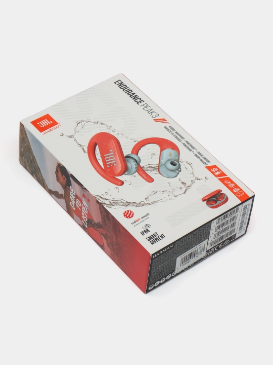 Simsiz sport quloqchinlari JBL Endurance Peak iII TWS, suvga chidamli