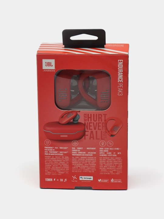 Simsiz sport quloqchinlari JBL Endurance Peak iII TWS, suvga chidamli