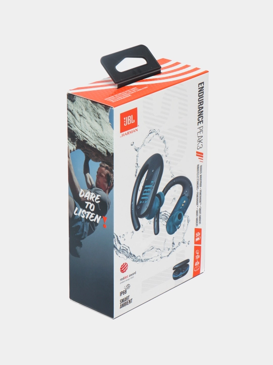 Simsiz sport quloqchinlari JBL Endurance Peak iII TWS, suvga chidamli