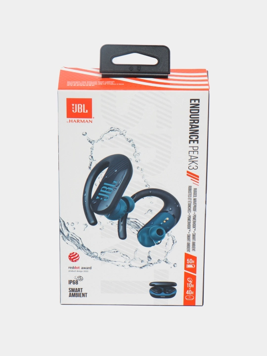 Simsiz sport quloqchinlari JBL Endurance Peak iII TWS, suvga chidamli