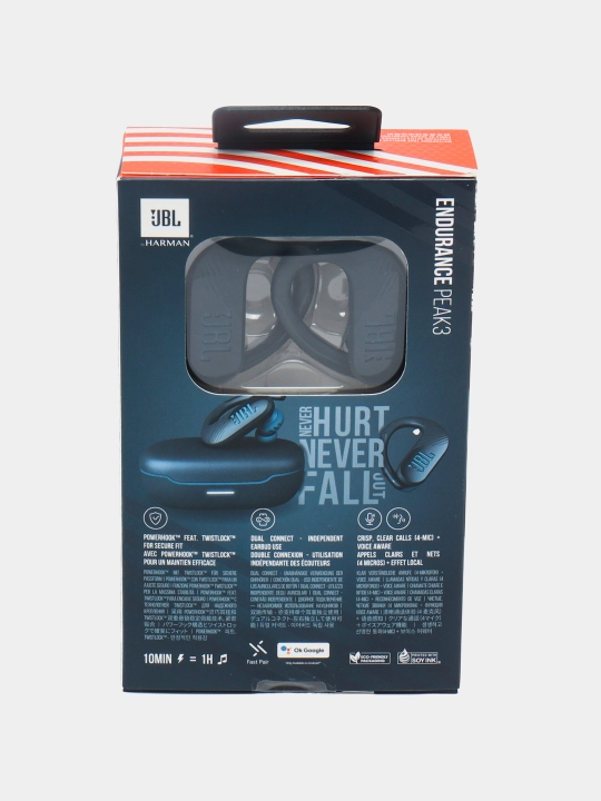 Simsiz sport quloqchinlari JBL Endurance Peak iII TWS, suvga chidamli