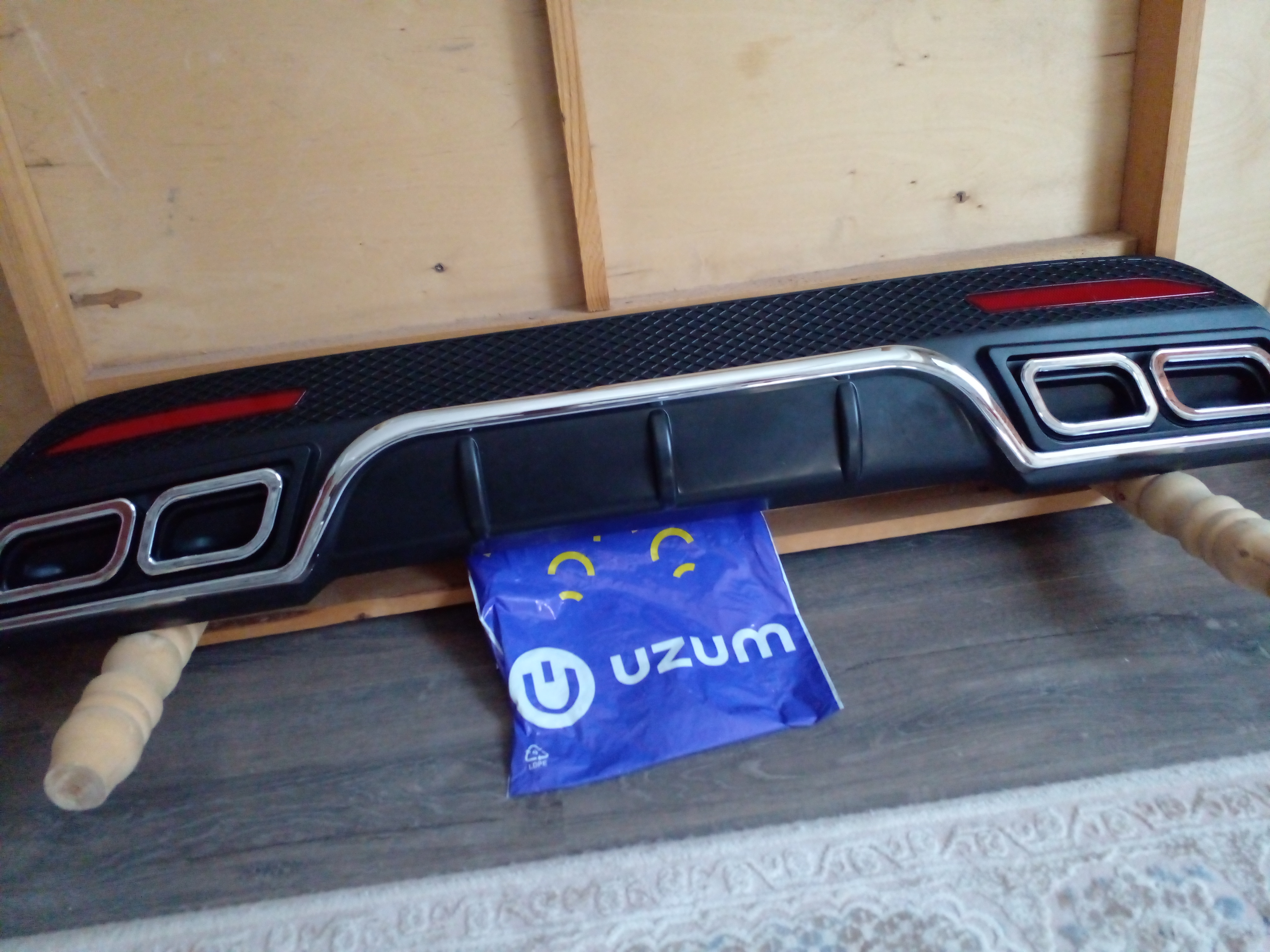 Orqa bamperga diffuzor yubka,spark / lasetti / cobalt / ravon r3 uchun
