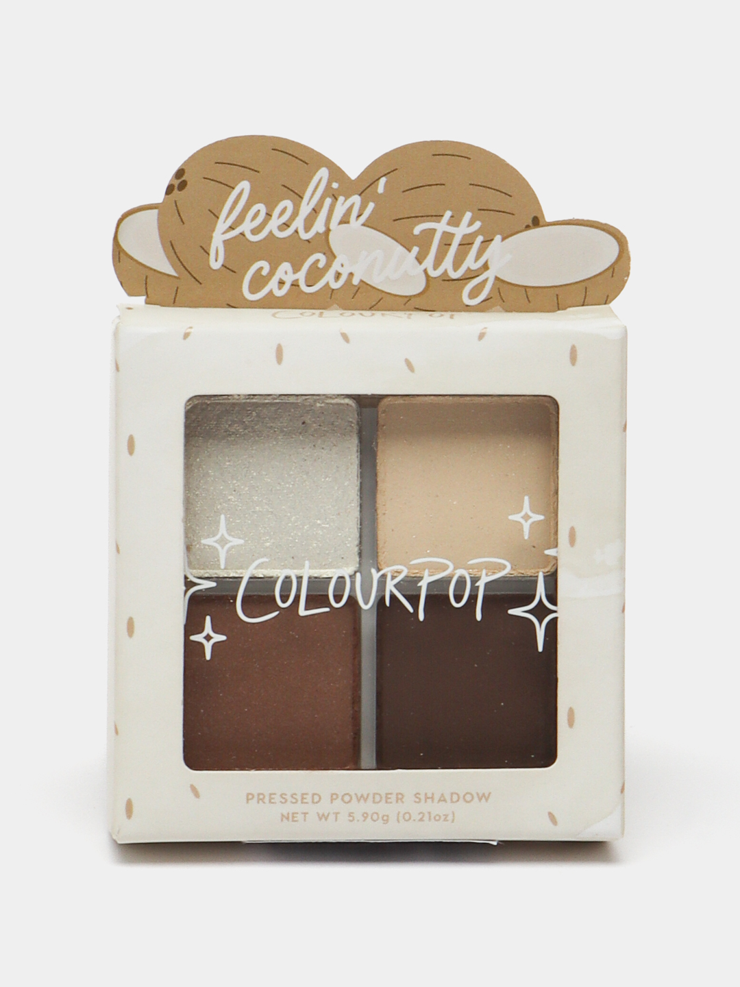 Ko'z soyalari paletkasi ColourPop feelin' coconutty
