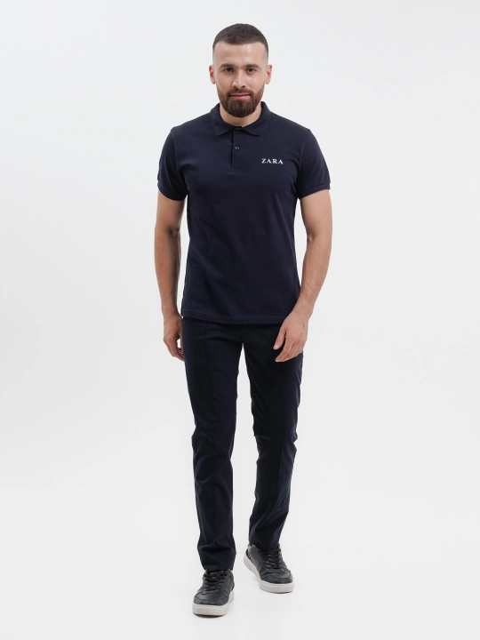 Erkaklar chino poluklassik shimi, kuz-bahor va iliq qish uchun elastanli twill shim