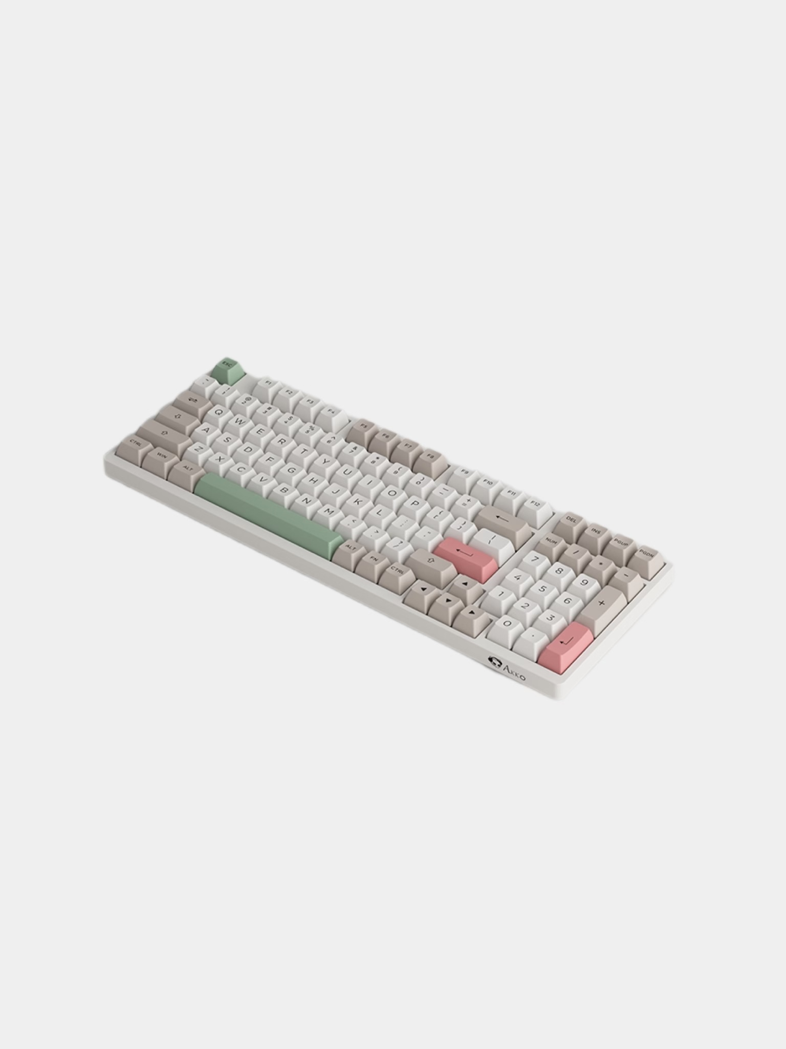 Беспроводная механическая клавиатура Akko Retro 3098B, белые свитчи ...