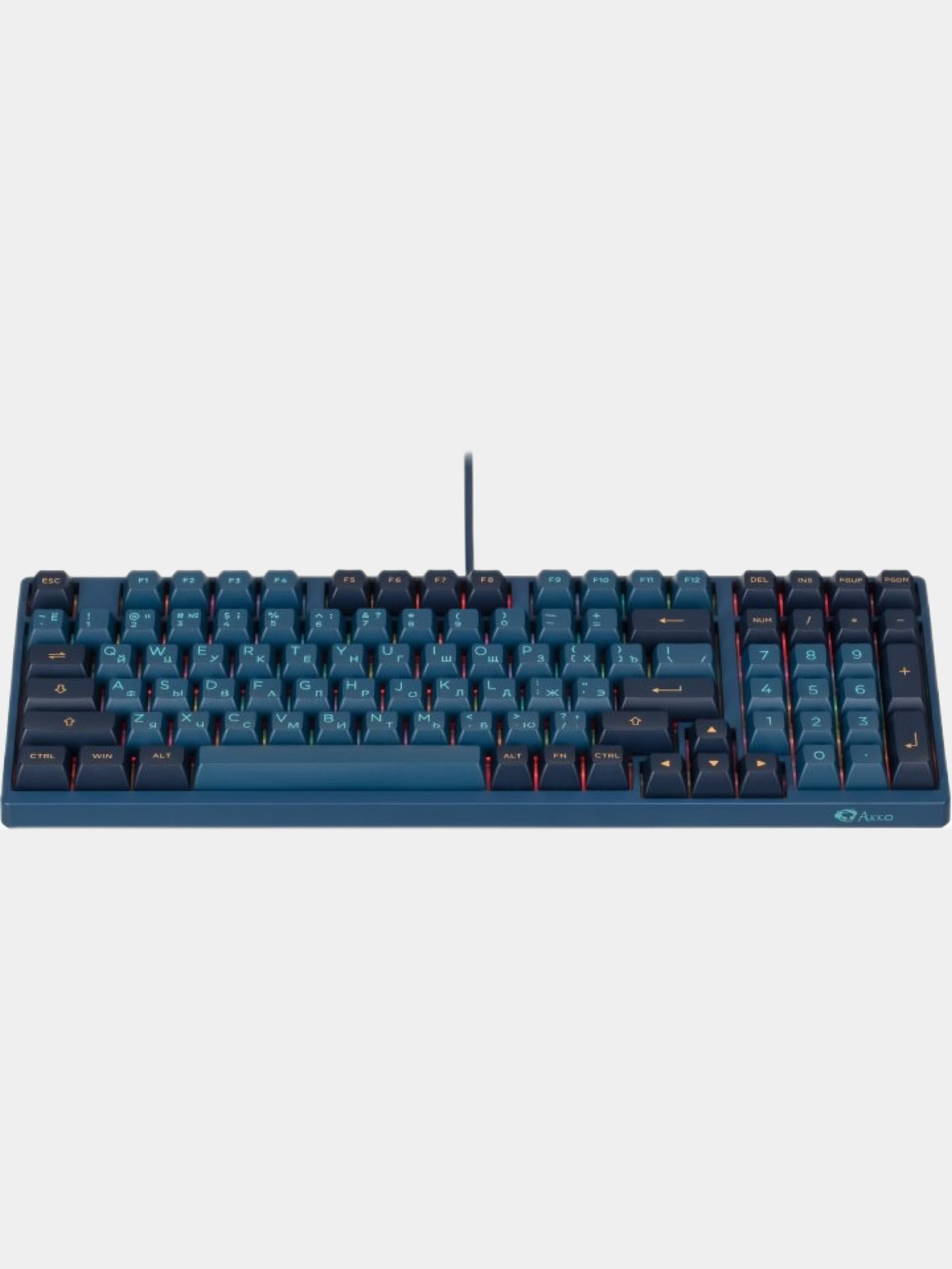 Игровая механическая клавиатура Akko 3098S Macaw, красные свитчи купить ...
