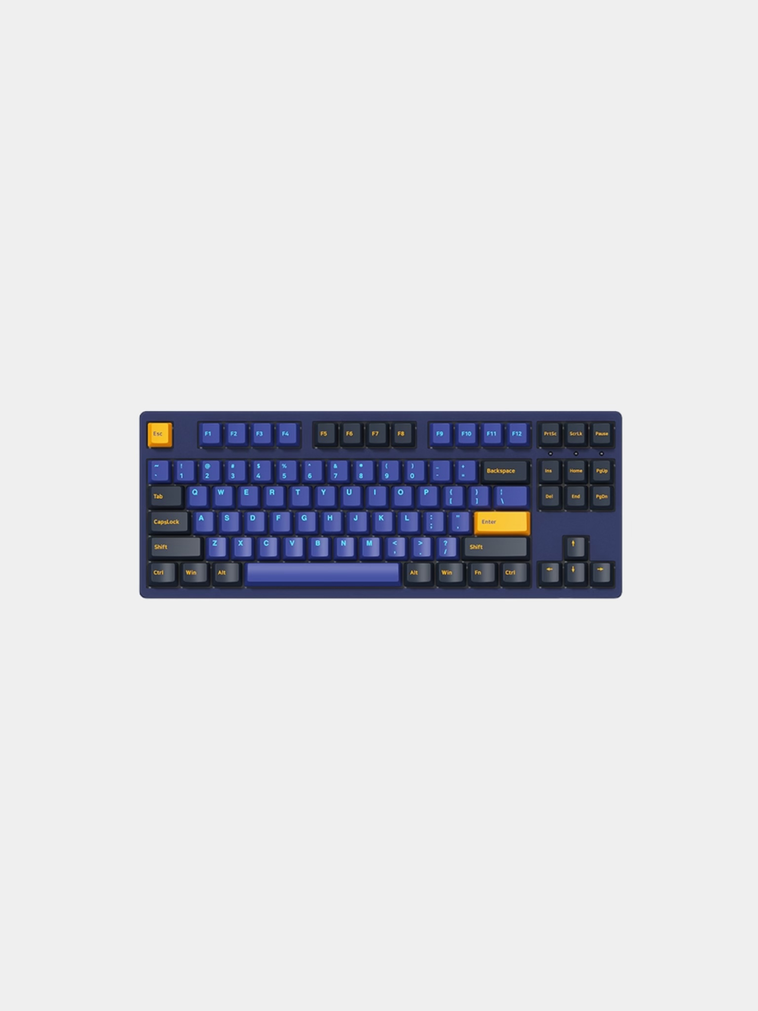 Игровая клавиатура Akko 3108 DS Horizon, механическая клавиатура, синие ...