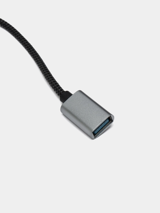 Type-C va USB interfeysi bilan kabeli Go Des GD-UC316, 2 tasi 1 da, OTG