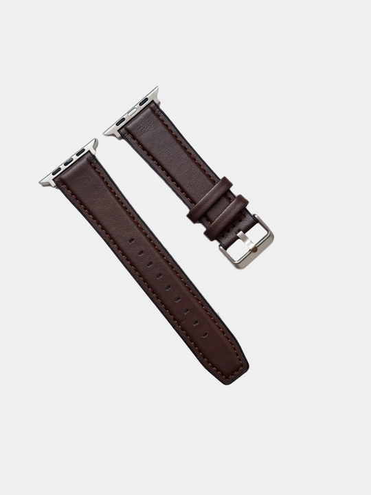 Charm tasma I Watch 3/4/5/6/7/8/SE/Ultra uchun, silikon qoplamali, 42/44/45/49 mm