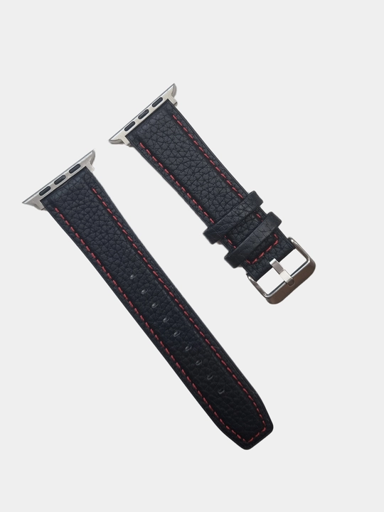 Charm tasma I Watch 3/4/5/6/7/8/SE/Ultra uchun, silikon qoplamali, 42/44/45/49 mm