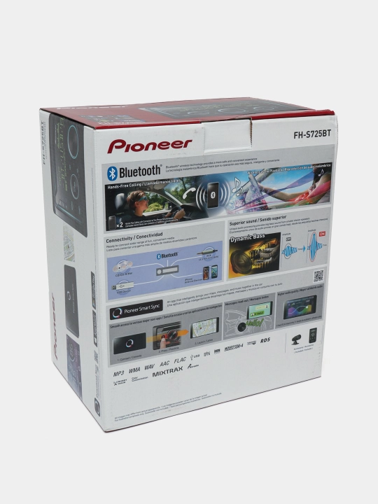 Автомагнитола Pioneer FH-S725BT, с технологией Bluetooth