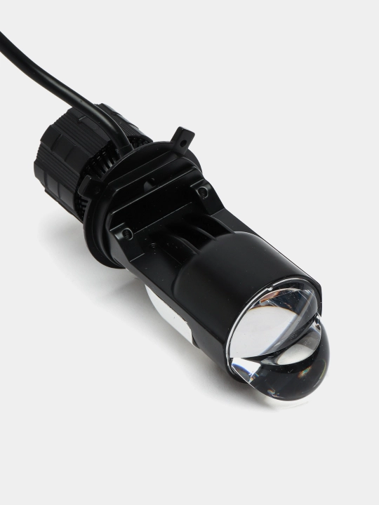 Svetidiod lampalar A7 LED, H4 linzasi bilan, 6000K, 2 dona, to'plamda himoya pardasi bilan
