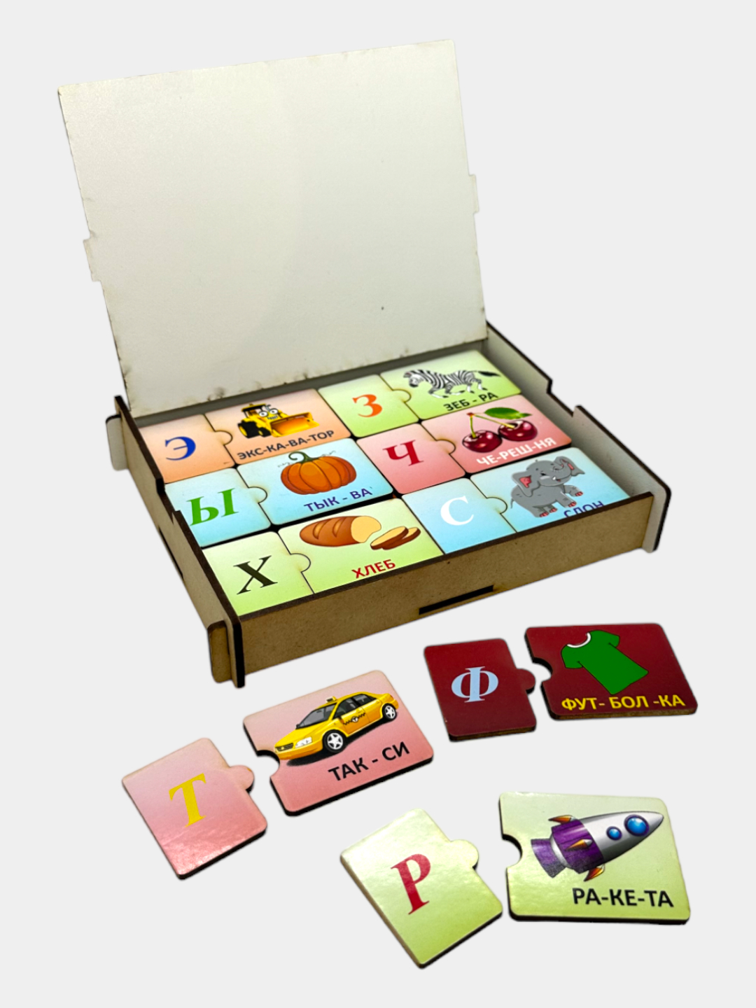 Алфавит развивающая игра монтессори, изучение букв составление слов ...