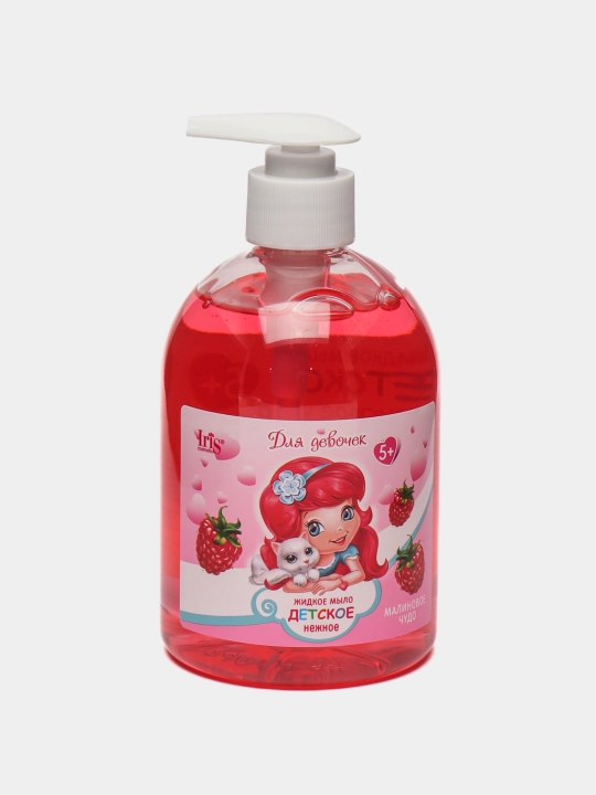 Suyuq sovun Iris Malina mo'jizasi qizlar uchun 5+, 500 ml - 
