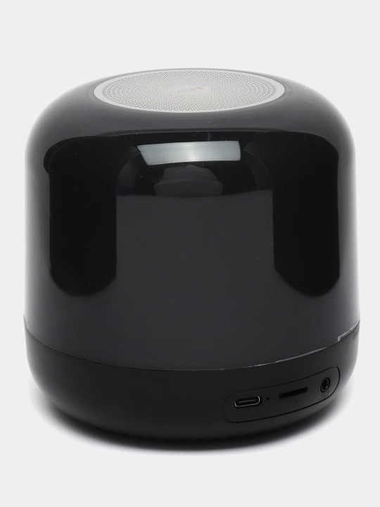 Simsiz kolonka soat bilan AUX, Mirco USB, flesh-disk, FM-radio, budilnik, 2 tasi 1 da